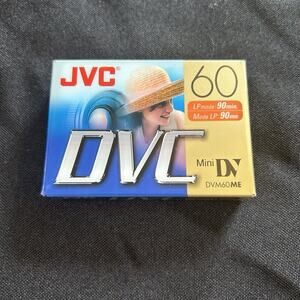 JVC DVM60ME Mini DV Digital Video Cassette Tape 60ME OVC - New/Sealed